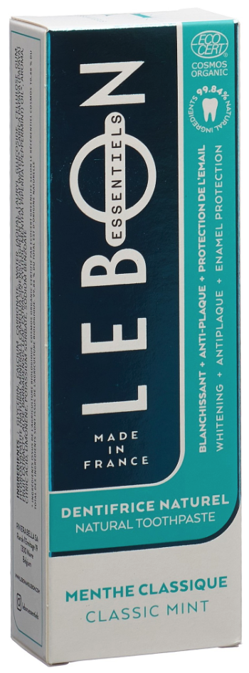 Lebon Essentiels Zahnpasta klassische Minze Bio (80ml)