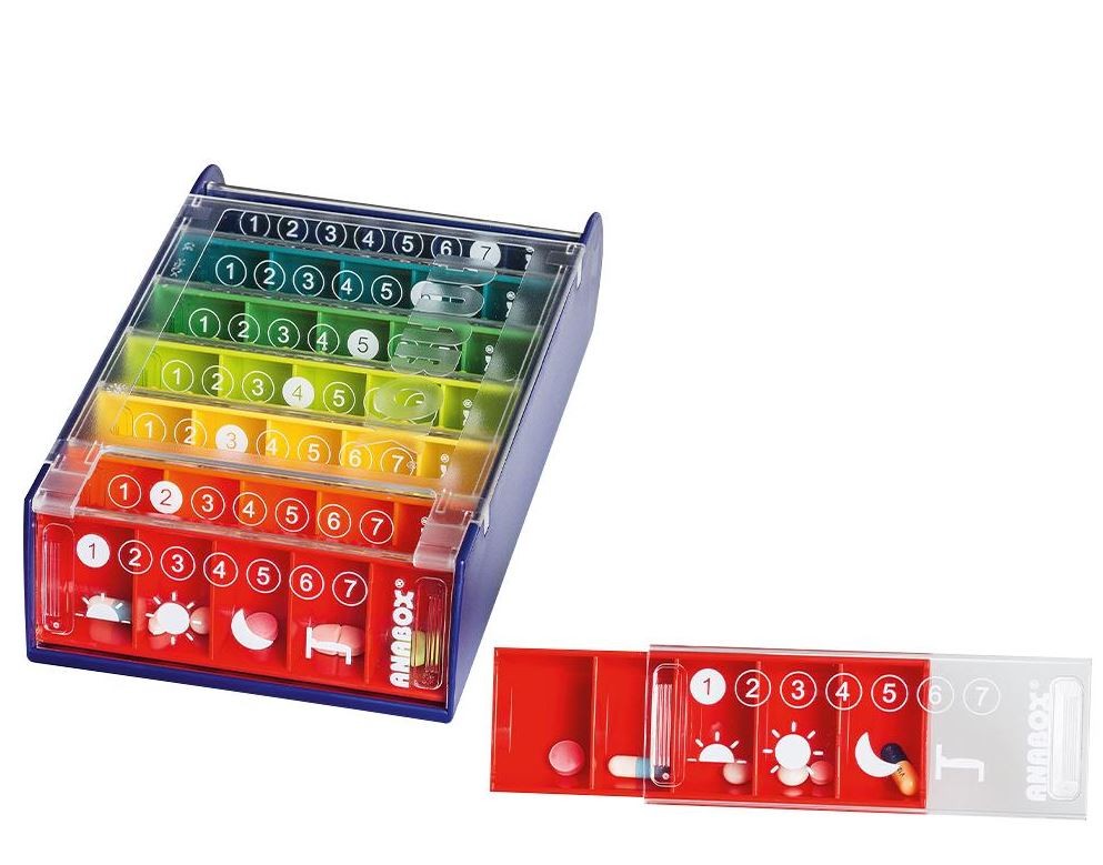 Anabox Display Medidispenser 7 Tage (12Stk)