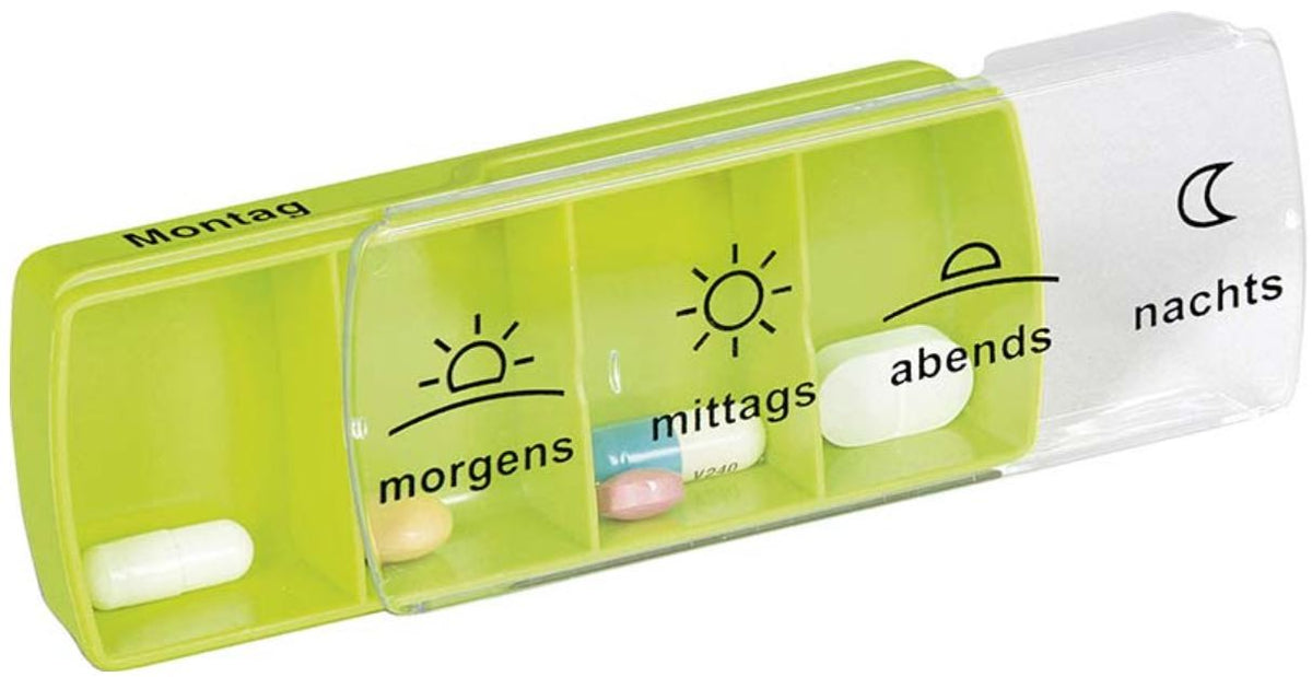 Anabox Medidispenser compact Tagesbox grün (1 Stk)