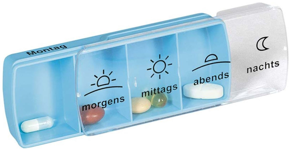 Anabox Medidispenser compact 7 Tage hellblau (1 Stk)