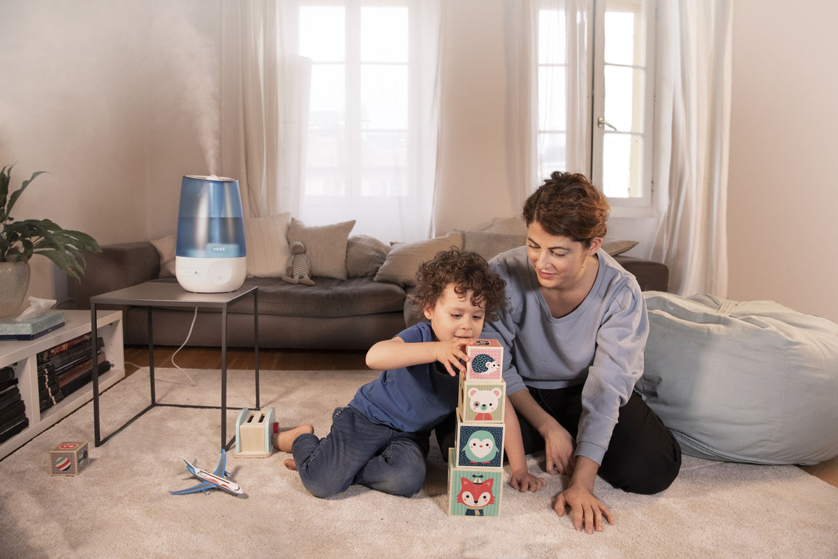 VICKS Mini Kaltluft Ultraschall-Luftbefeuchter VUL565E (1 Stk)