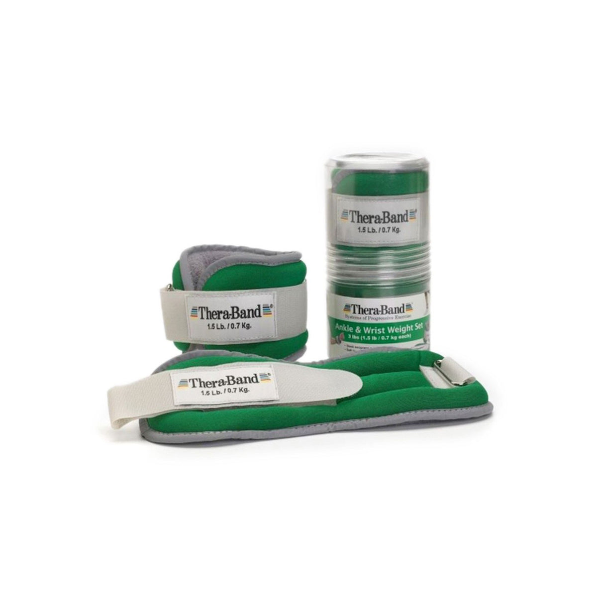 TheraBand Gewichtsmanschetten grün 600g (1 Paar)