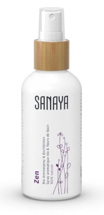 SANAYA Aroma & Bachblüten Spray Zen Bio (100ml)