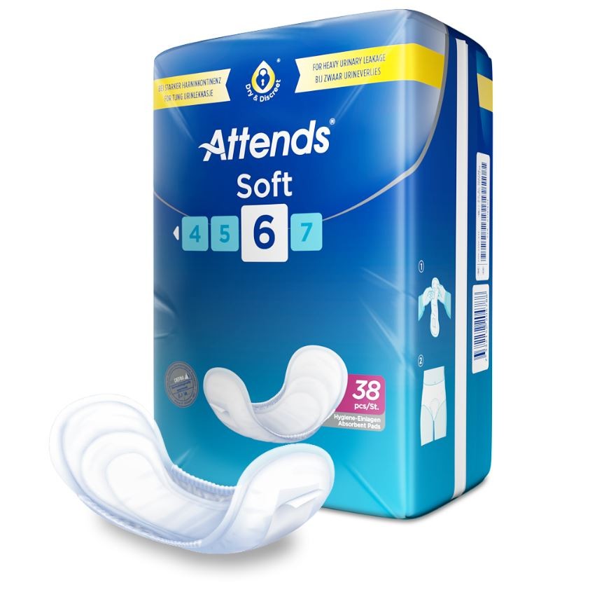 Attends Soft 6 Einlagen (38 Stk)
