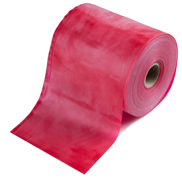 TheraBand Übungsband 45.5m rot mittel (1 Stk)