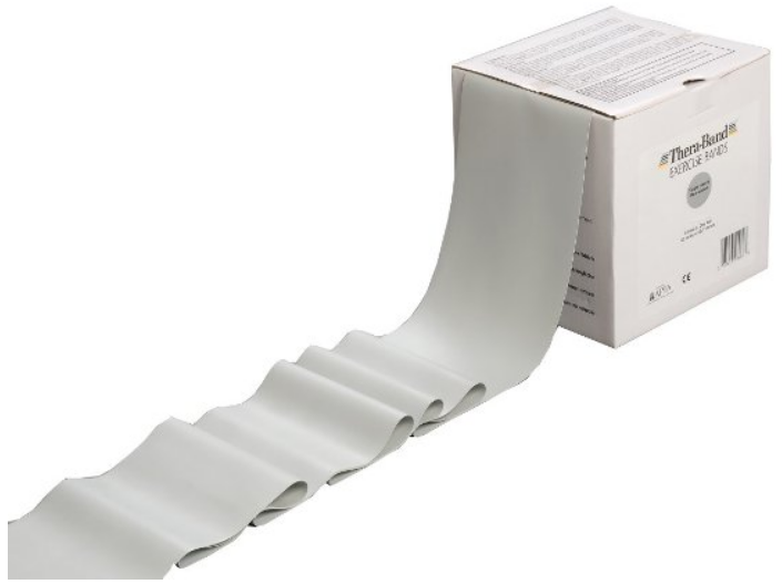 TheraBand Übungsband 45.5m silber superstark (1 Stk)