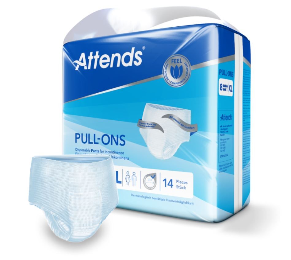 Attends Pull Ons 8 XL 130-170cm (14 Stk)