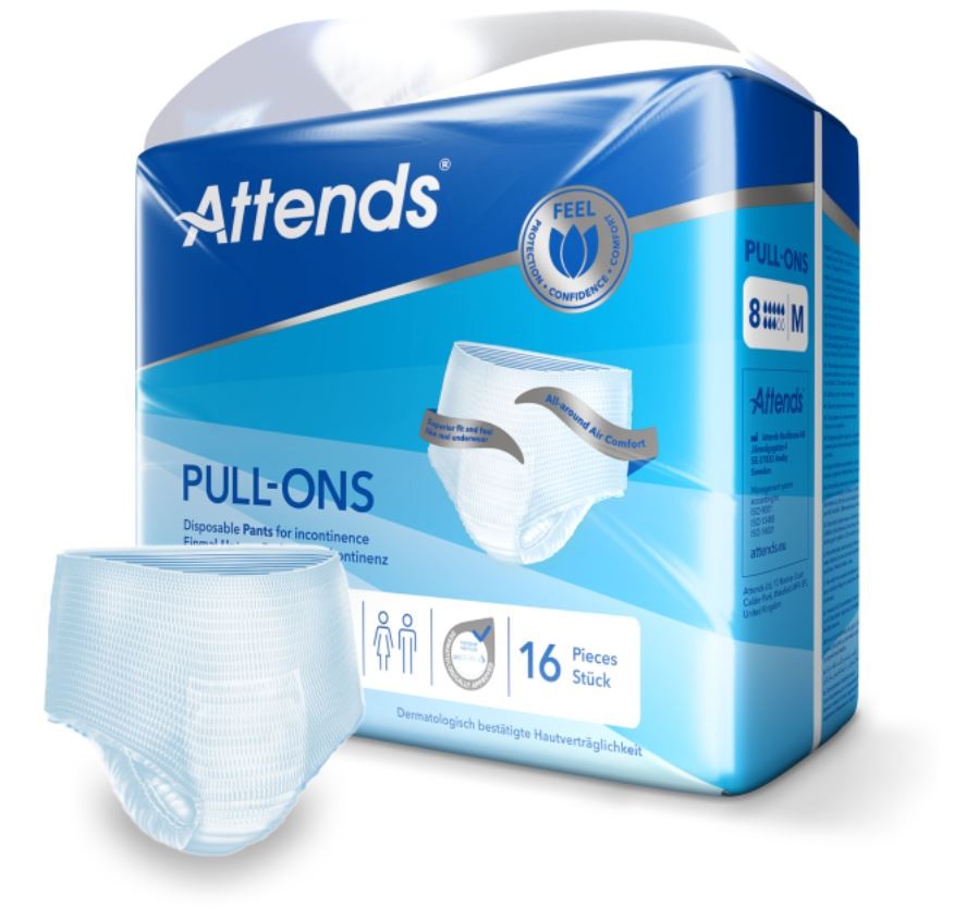 Attends Pull Ons 8 Medium (16 Stk)