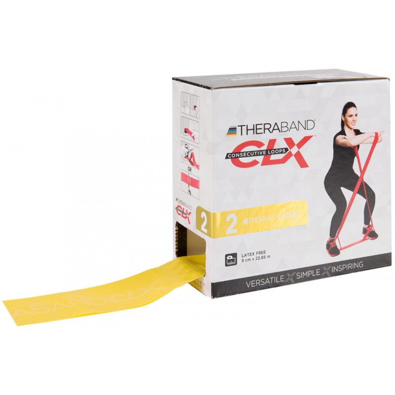 TheraBand CLX22 METER gelb/dünn (1 Stk)