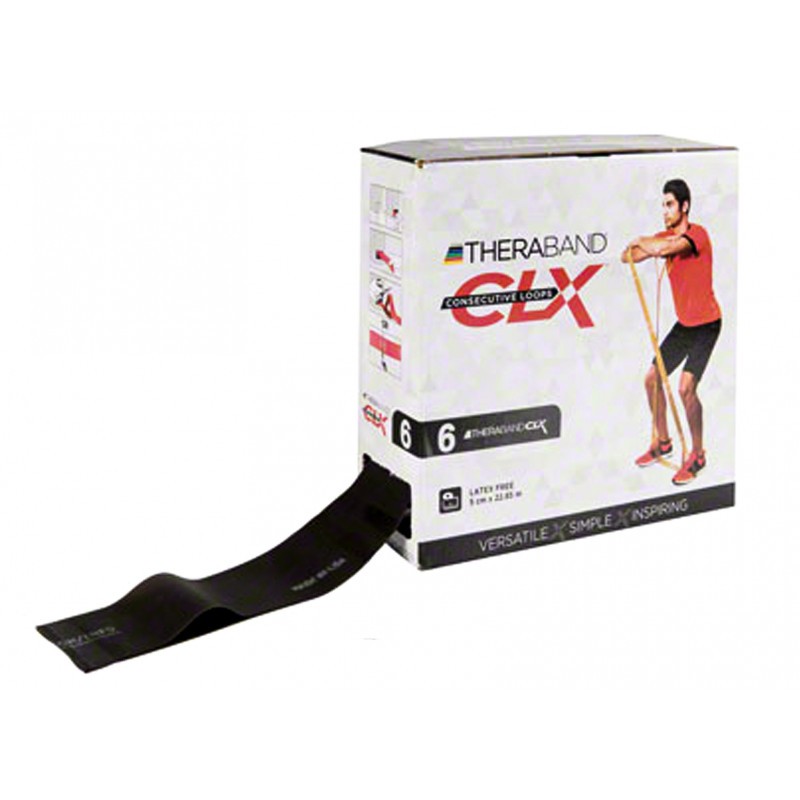 TheraBand CLX22 METER schwarz/spezialstark (1 Stk)