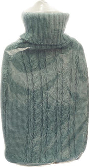 FROSCH Wärmflasche PVC 1.8l Strickbezug pastellblau (1 Stk)