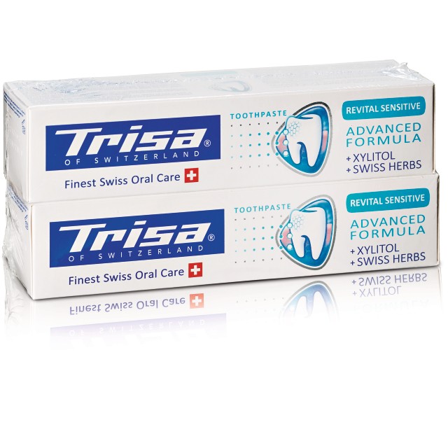 Trisa Zahnpasta Revital Sensitive (2 x 75ml)