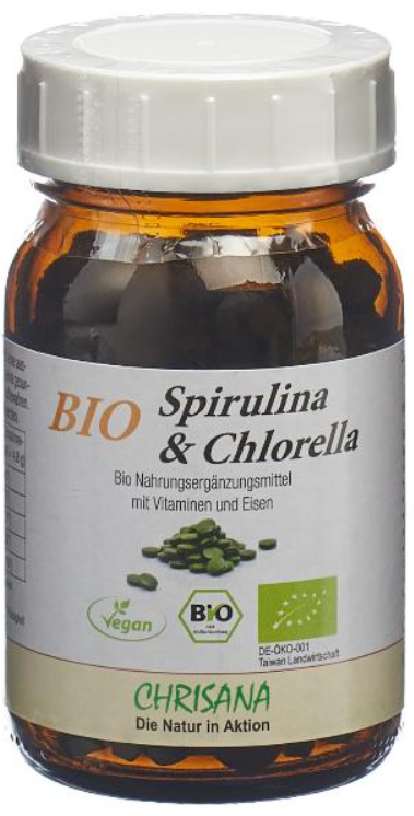 CHRISANA Bio Spirulina & Chlorella Tabletten (250 Stk)