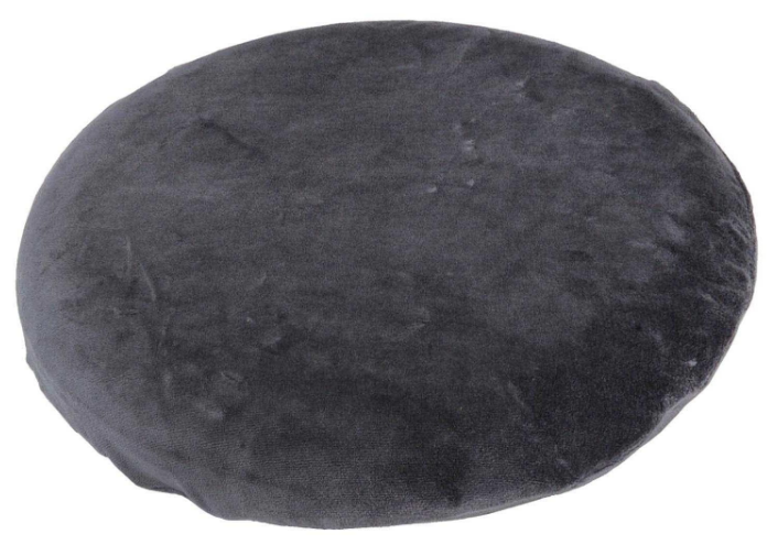 Sissel Kissenbezug Sitfit, Velours, Ø 36cm, anthrazit (1 Stk)