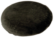 Sissel Kissenbezug Sitfit Velours, Ø36 cm, schwarz (1 Stk)