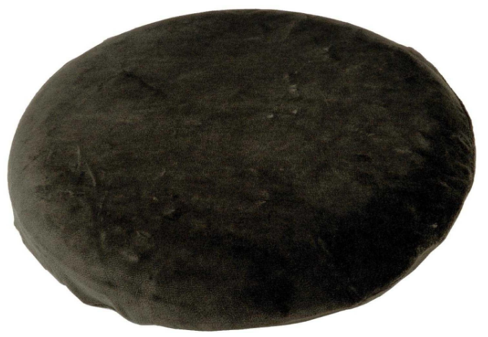 Sissel Kissenbezug Sitfit Velours, Ø36 cm, schwarz (1 Stk)