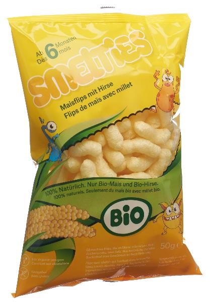 SMELTIES Bio-Maisflips mit Hirse (50g)