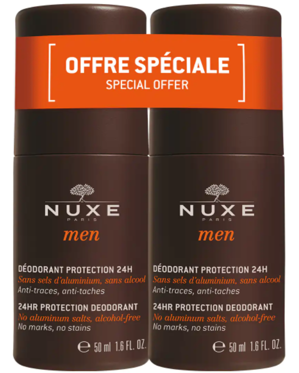 NUXE men Duo Déodorant protection 24H (2x50ml)