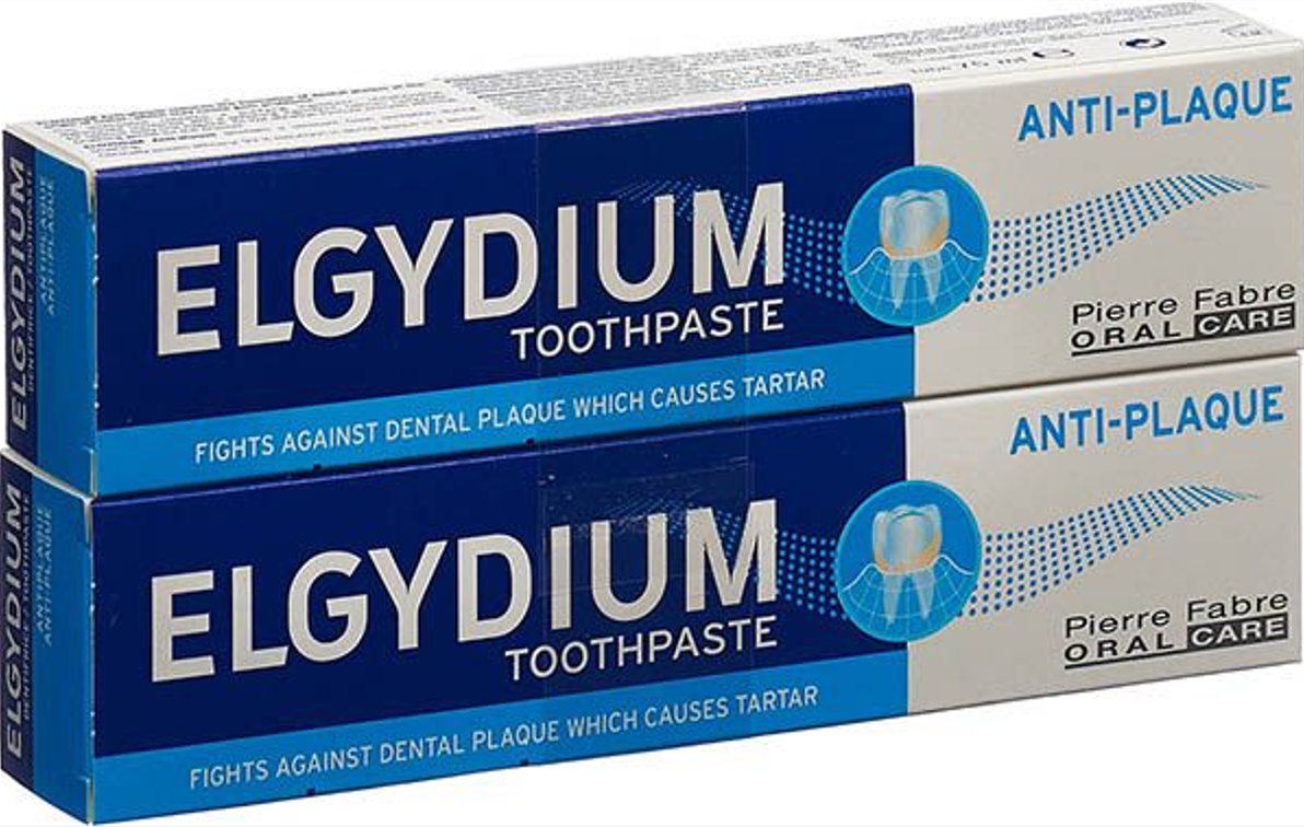 ELGYDIUM Anti-Plaque Zahnpasta Duo (2x75ml)