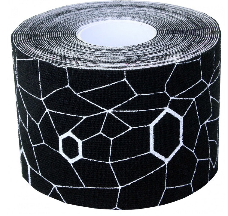 TheraBand Kinesiology Tape Rolle 5 m Black/White (1 Stk)