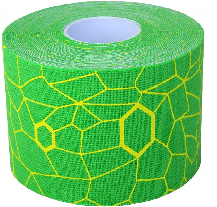 TheraBand Kinesiology Tape Rolle 5 m Green/Yellow 5cm x 5m (1 Stk)