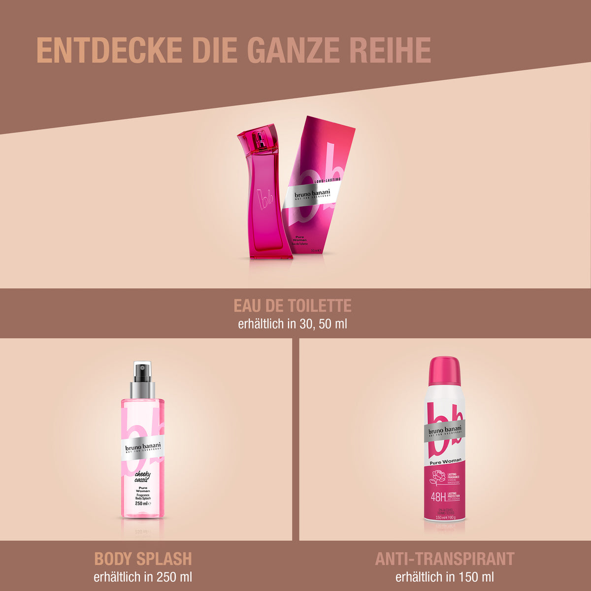 Bruno Banani Pure Woman Antitranspirant Spray (150ml)