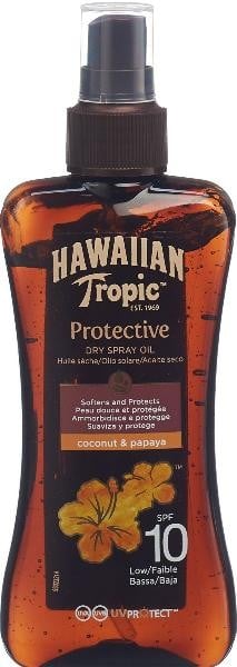 HAWAIIAN Tropic Protective Spray Oil LSF 10 (200ml)