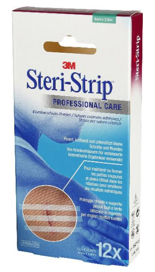 3M Steri-Strip 6x38mm weiss verstärkt (12x6 Stk)