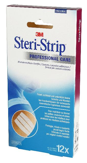 3M Steri-Strip 12x100mm weiss verstärkt (12x6 Stk)