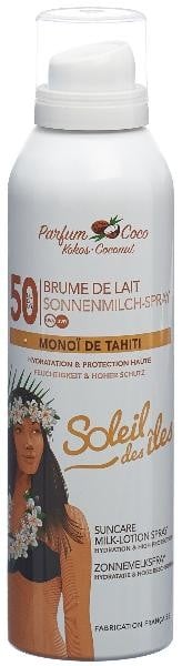 Soleil des îles Sonnenmilch Spray SPF50 Cocos (150ml)