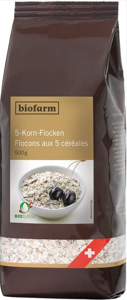 biofarm 5-Korn-Flocken Knospe (500g)