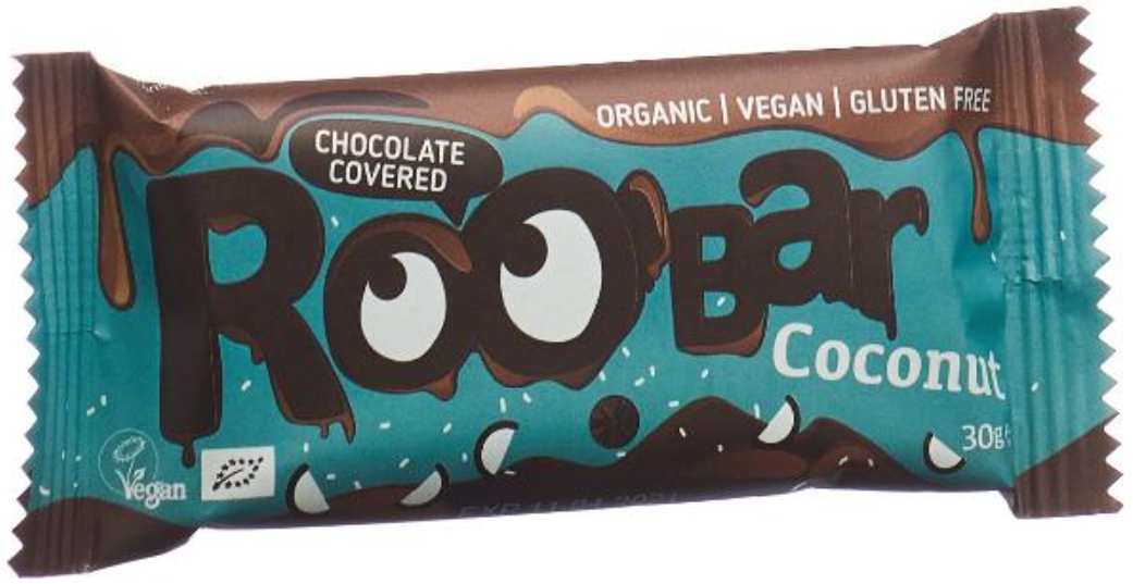 RooBar Schokoriegel mit Kokos (30g)