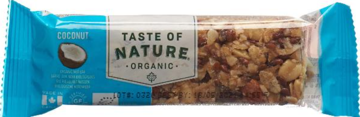 TASTE OF NATURE Snack Bar Coconut (40g)