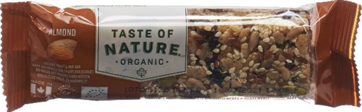 TASTE OF NATURE Snack Bar Almond (40g)