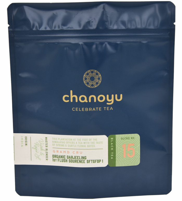 chanoyu Bio Tee Organic Darjeeling 1st Flush Sourenee SFTGFOP 1 N°15 (100g)