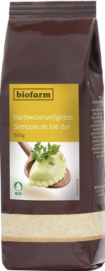 biofarm Hartweizenvollgriess Knospe (500g)