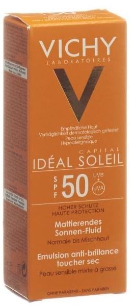 VICHY Idéal Soleil Mattierendes Sonnen-Fluid LSF50 (50ml)
