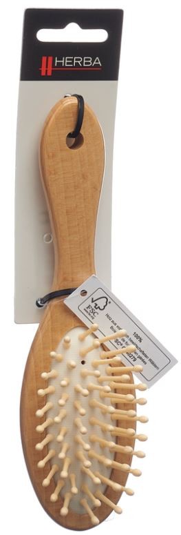 Herba Haarbürste mit Holzstift Buchenholz klein FSC (1 Stk)