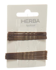 Herba Klemme 6+6.5cm braun (12 Stk)