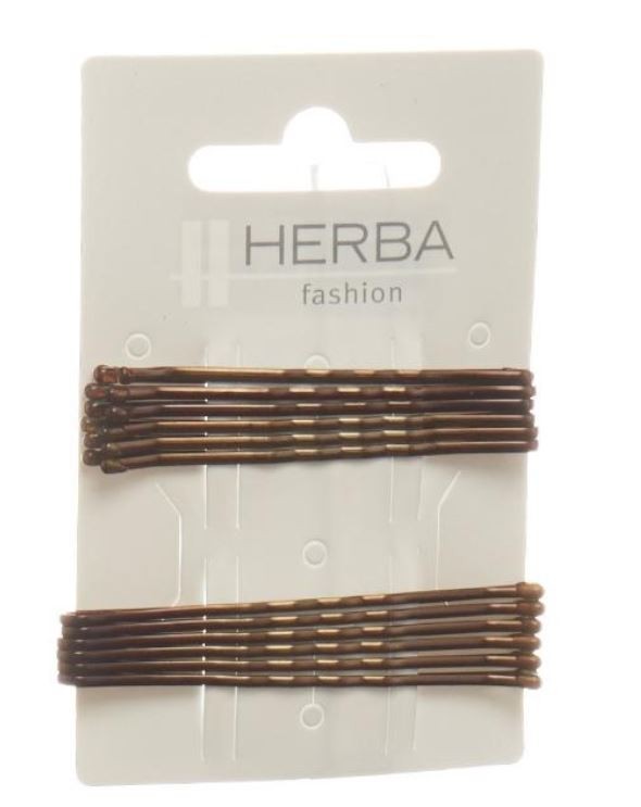 Herba Klemme 6+6.5cm braun (12 Stk)