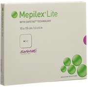 Mepilex Lite Absorptionsverband Silikon 15x15cm (5 Stk)