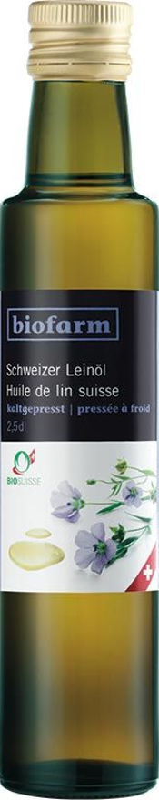 biofarm Leinöl Knospe (2.5dl)