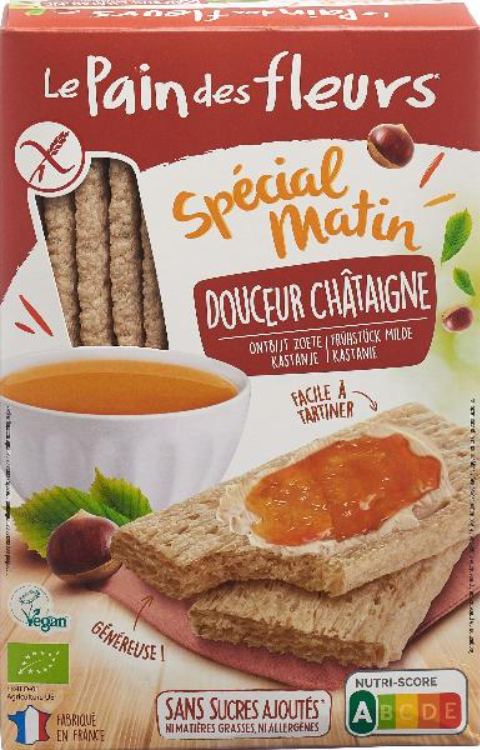 Les Pain des fleurs Blumenbrot Spécial Matin Kastanie (230g)