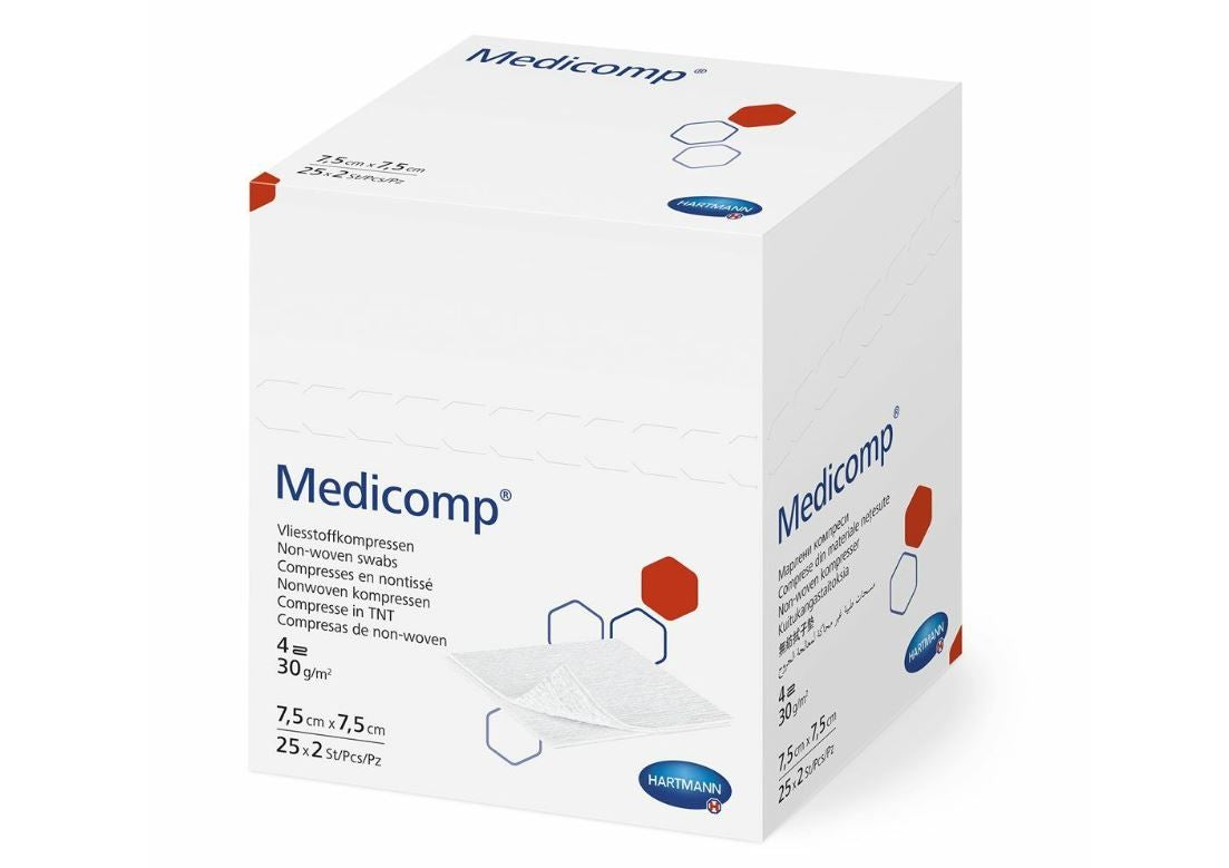 Medicomp 4 fach S30 7.5x7.5cm unsteril (100 Stk)