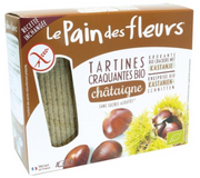 Le Pain des fleurs Blumenbrot Knusprige Bio Kastanien-Schnitten (300g)