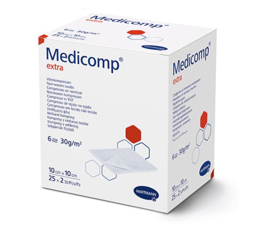 Medicomp drain 10x10cm steril (25x2 Stk)