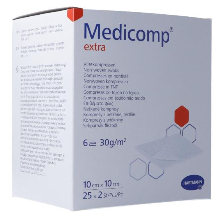 Medicomp Extra 6 fach S30 10x10cm steril (25x2 Stk)