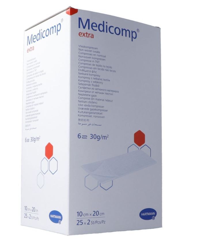 Medicomp Extra 6 fach S30 10x20cm steril (25x2 Stk)