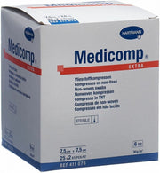 Medicomp Extra 6 fach S30 7.5x7.5cm steril (25x2 Stk)