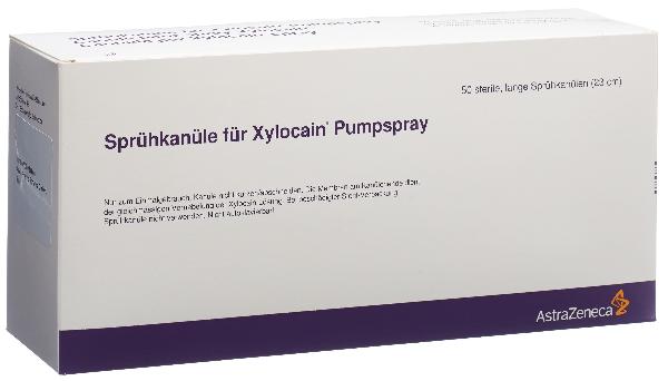Xylocain Canule de pulvérisation longue stérile 23cm (50 pces)